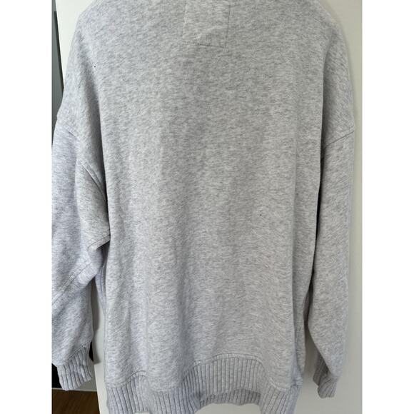 Aerie Women XS/TP Sweatshirt Top Pullover Ribbed Zipper Neck Oversized Casual - Picture 6 of 12